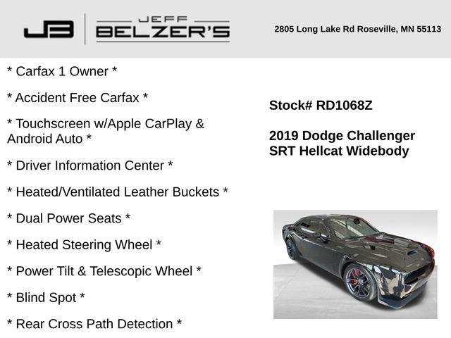 Photo of 2019 Pitch Black Clearcoat Dodge Challenger