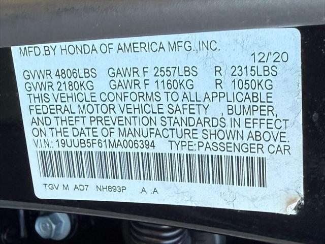 Photo of 2021 Black Acura TLX