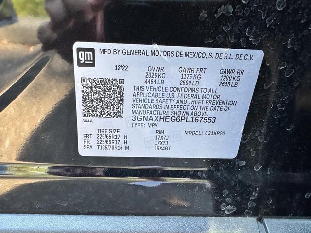 Photo of 2023 Mosaic Black Metallic Chevrolet Equinox