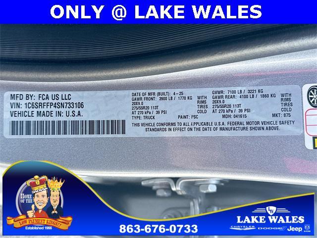 Photo of 2025 Billet Silver Metallic Clearcoat RAM 1500
