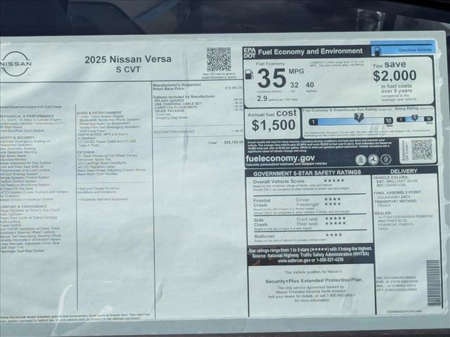 Photo of 2025 Brilliant Silver Metallic Nissan Versa
