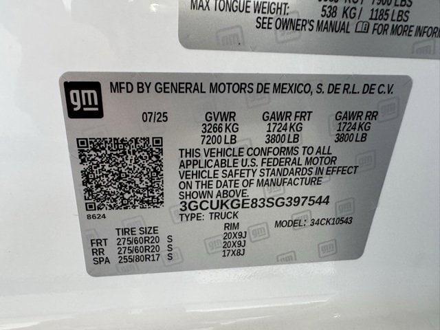 Photo of 2025 Summit White Chevrolet Silverado 1500