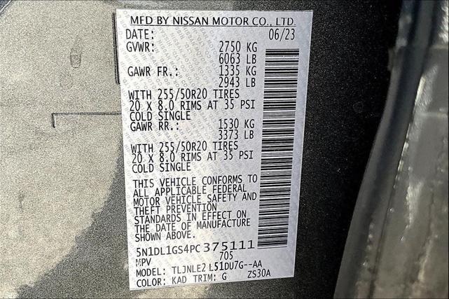 Photo of 2023 Graphite Shadow INFINITI QX60