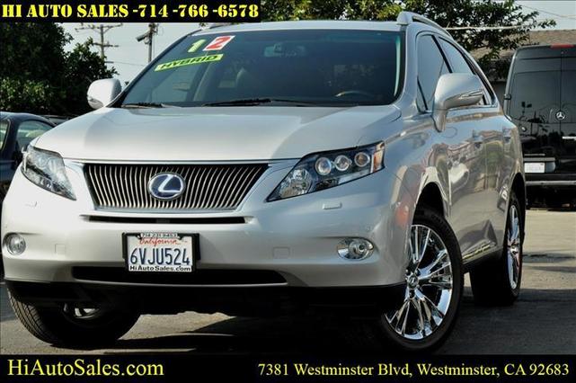 2012 Lexus Rx 450h