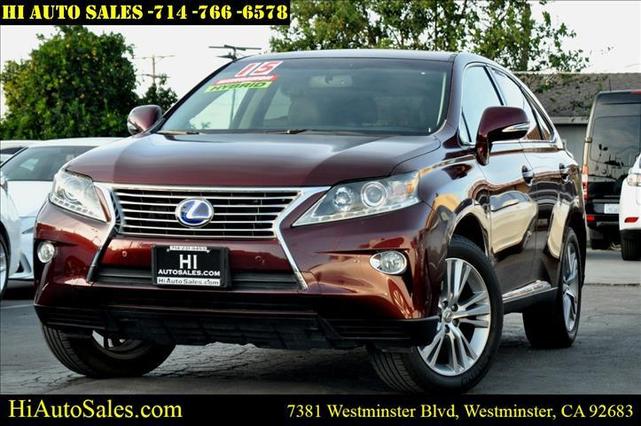 2015 Lexus Rx 450h