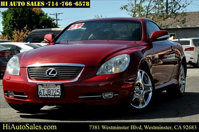 2009 Lexus Sc 430