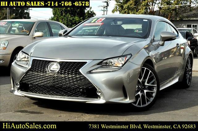 2016 Lexus Rc 350