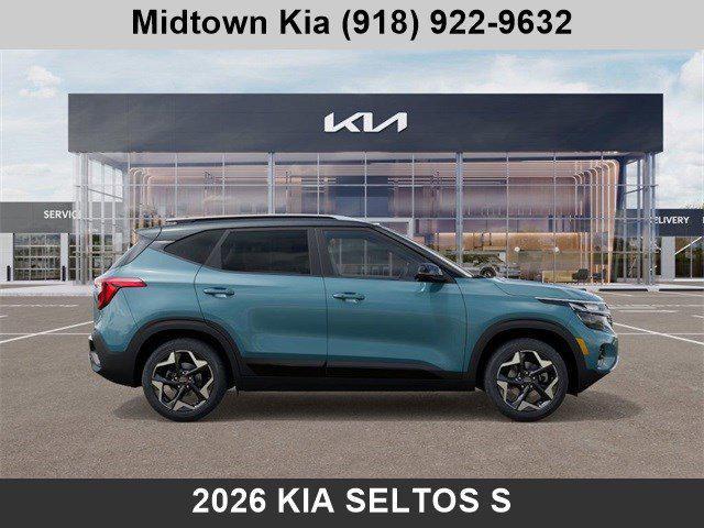 Photo of 2026 Pluton Blue/Black Roof Kia Seltos