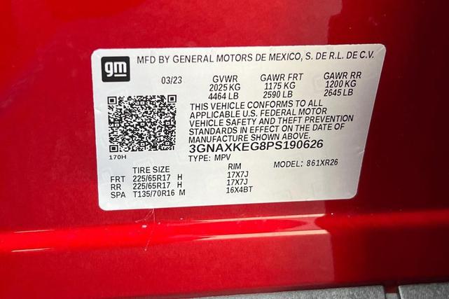 Photo of 2023 Radiant Red Tintcoat Chevrolet Equinox