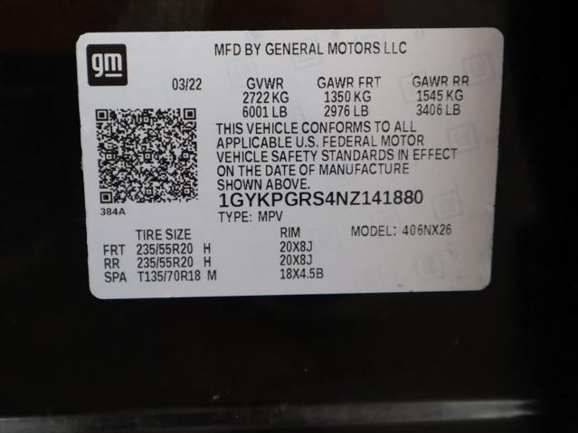 Photo of 2022 Stellar Black Metallic Cadillac XT6