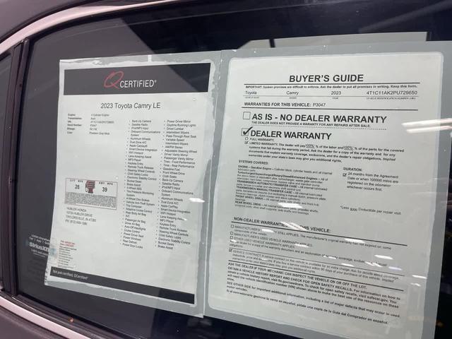 Photo of 2023 Predawn Gray Mica Toyota Camry