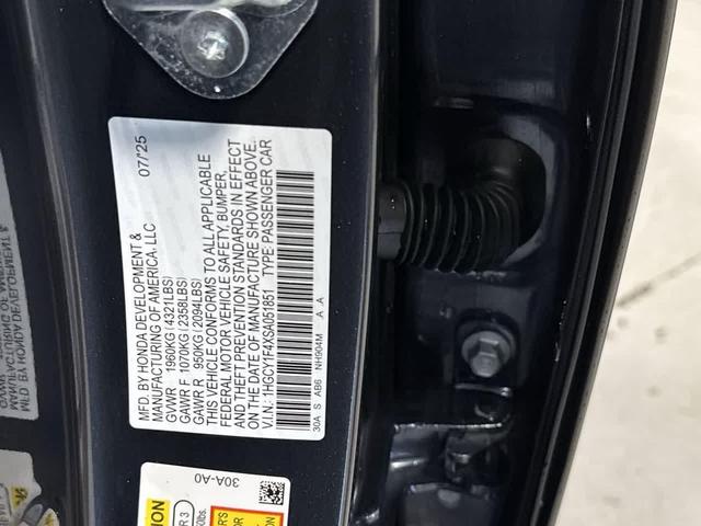 Photo of 2025 Meteorite Gray Metallic Honda Accord