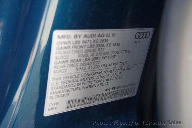 Photo of 2019 Galaxy Blue Metallic Audi Q8
