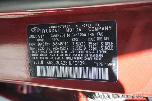 Photo of 2017 Ruby Wine Hyundai TUCSON