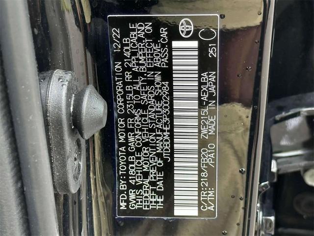 Photo of 2023 Midnight Black Metallic Toyota Corolla Hybrid