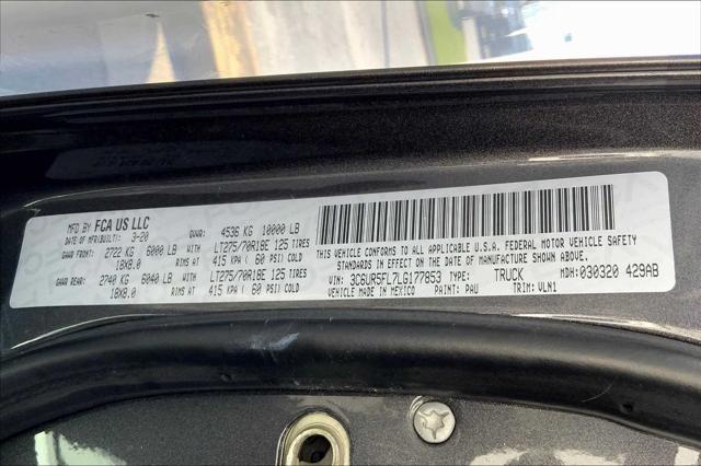 Photo of 2020 Granite Crystal Metallic Clearcoat RAM 2500