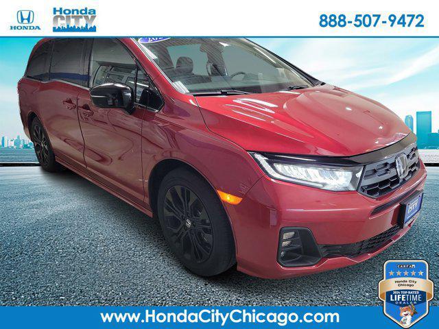 Photo of 2025 Radiant Red Metallic II Honda Odyssey