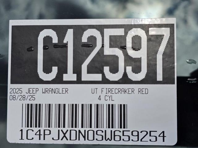 Photo of 2025 Firecracker Red Clearcoat Jeep Wrangler