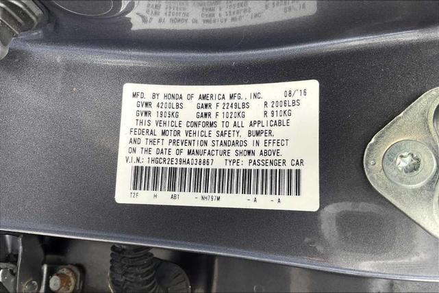 Photo of 2017 Modern Steel Metallic Honda Accord