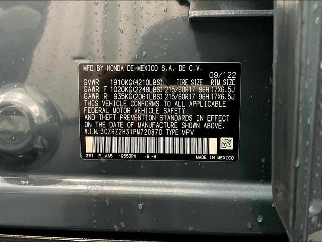 Photo of 2023 Pearl Honda HR-V