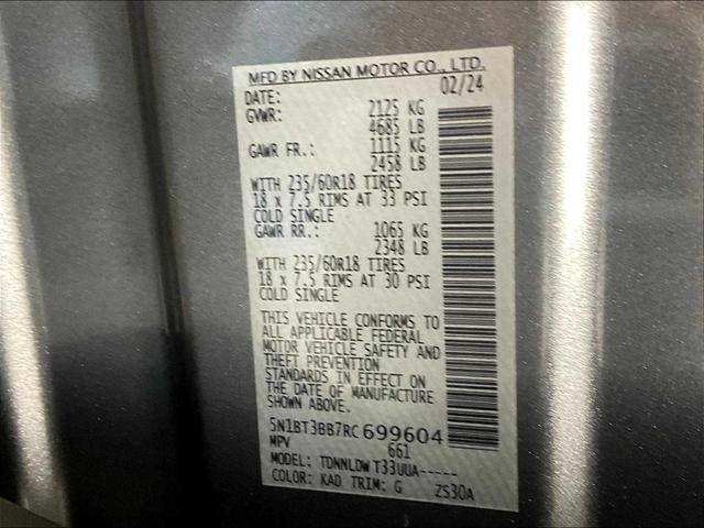 Photo of 2024 Gun Metallic Nissan Rogue