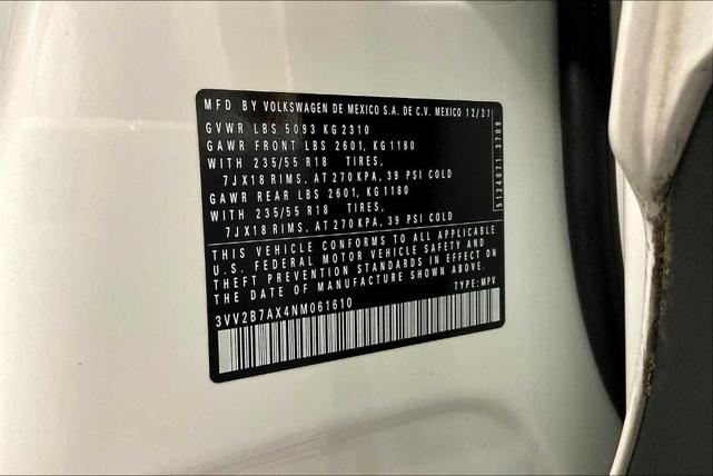 Photo of 2022 Pure White Volkswagen Tiguan