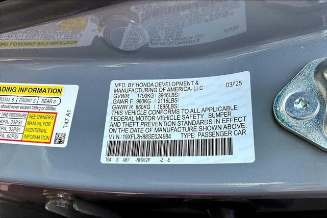 Photo of 2025 Urban Gray Pearl Honda Civic