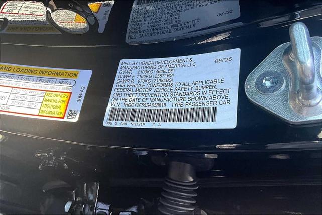 Photo of 2025 Crystal Black Pearl Honda Accord Hybrid
