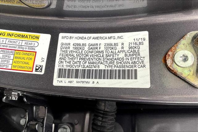 Photo of 2020 Modern Steel Metallic Honda Accord