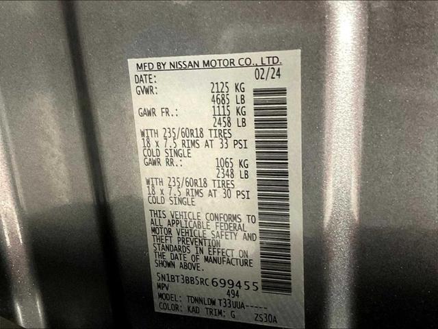 Photo of 2024 Gun Metallic Nissan Rogue
