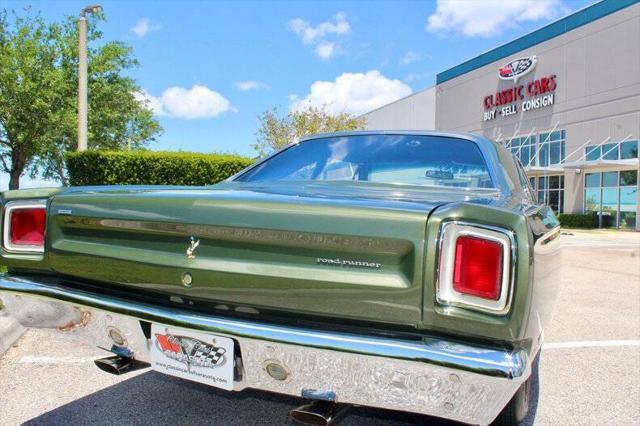 Photo of 1969 Ivy Green Metallic Plymouth Roadrunner