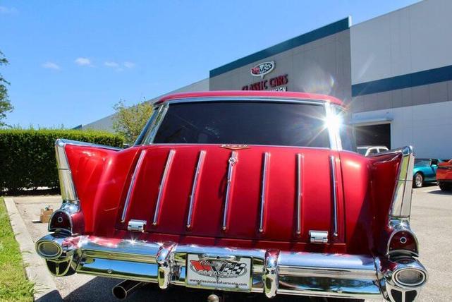 Photo of 1957 Razzberry Candy Apple Red Chevrolet Nomad