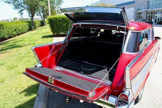 Photo of 1957 Razzberry Candy Apple Red Chevrolet Nomad