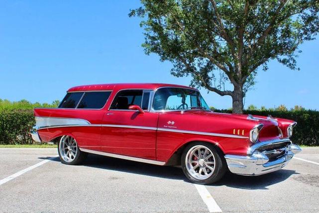 Photo of 1957 Razzberry Candy Apple Red Chevrolet Nomad