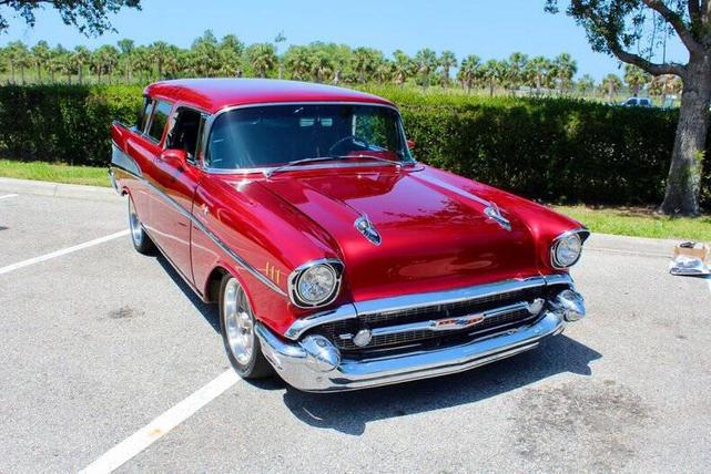 Photo of 1957 Razzberry Candy Apple Red Chevrolet Nomad