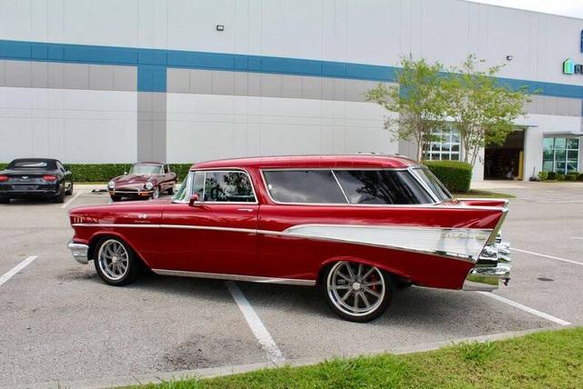 Photo of 1957 Razzberry Candy Apple Red Chevrolet Nomad