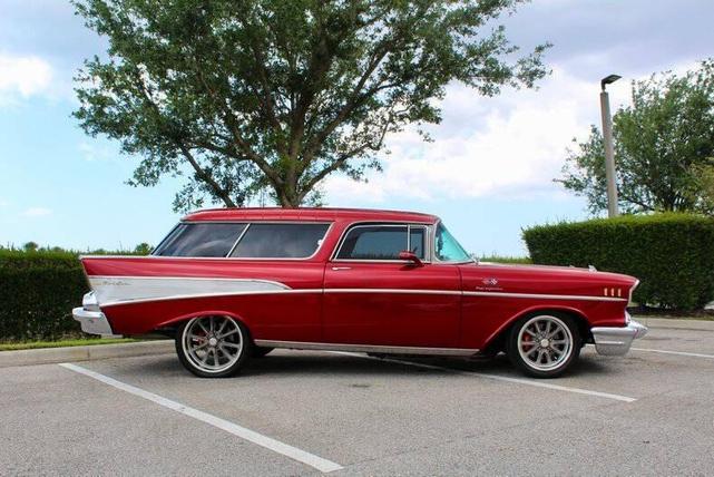 Photo of 1957 Razzberry Candy Apple Red Chevrolet Nomad