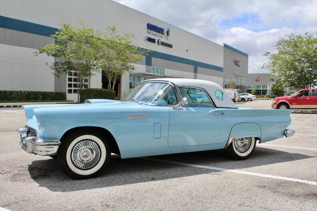 Photo of 1957 Starmist Blue Ford Thunderbird