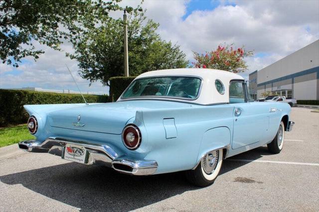 Photo of 1957 Starmist Blue Ford Thunderbird