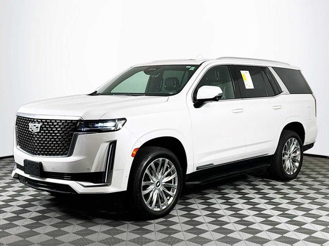 Photo of 2021 Crystal White Tricoat Cadillac Escalade