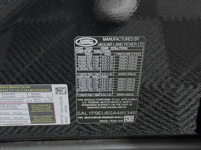 Photo of 2025 Santorini Black Land Rover Range Rover Sport