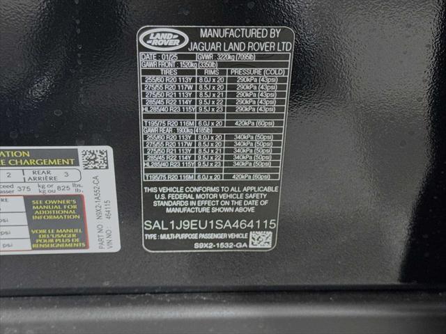 Photo of 2025 Santorini Black Land Rover Range Rover Sport