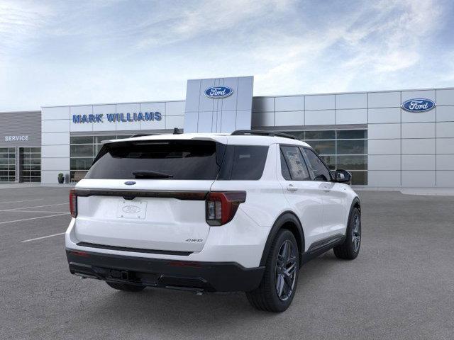 Photo of 2025 Star White Metallic Tri-Coat Ford Explorer