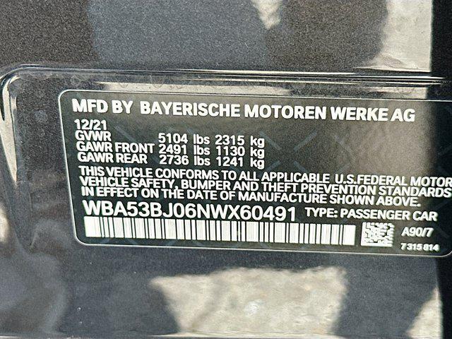 Photo of 2022 Dark Graphite Metallic BMW 540