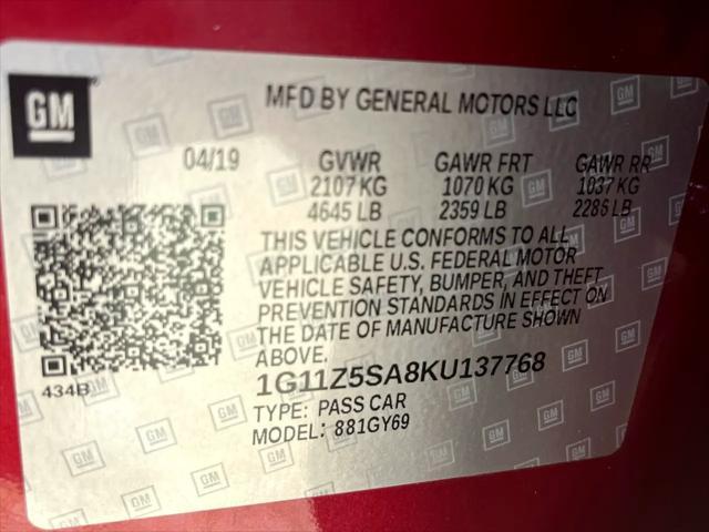 Photo of 2019 RED Chevrolet Impala