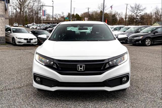Photo of 2021 Platinum White Pearl Honda Civic