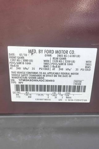 Photo of 2018 Red Ford Explorer