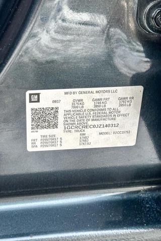 Photo of 2018 Black Chevrolet Silverado 1500