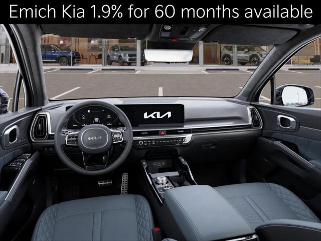 Photo of 2025 Aurora Blue Kia Sorento Hybrid