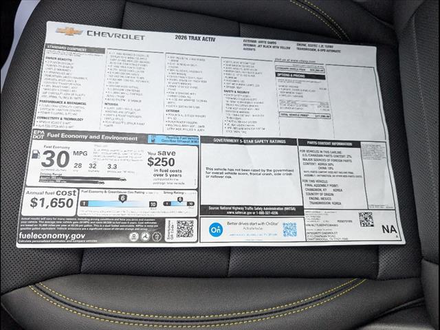 Photo of 2026 White Sand Chevrolet Trax